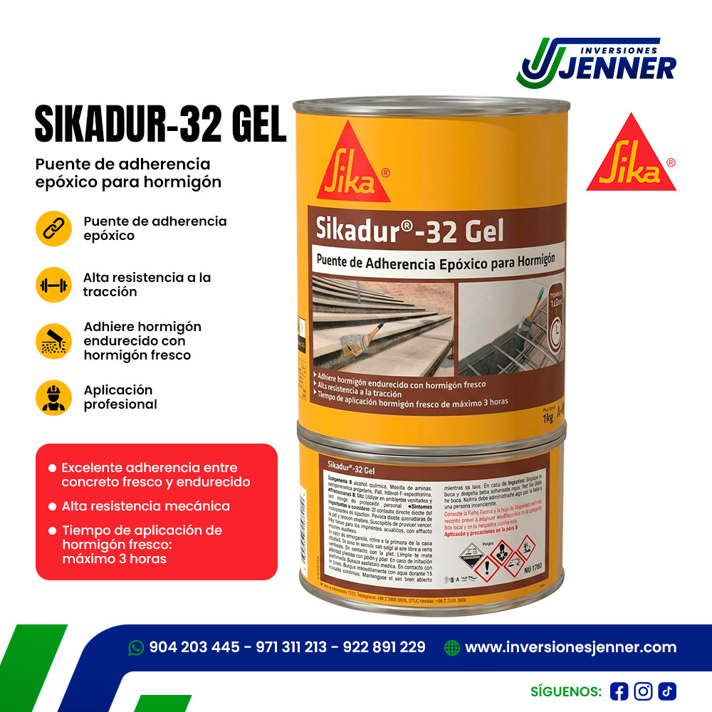 Puente de adherencia Sikadur-32 Gel